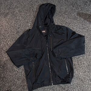 Michael Kors Men's Black Windbreaker Jacket